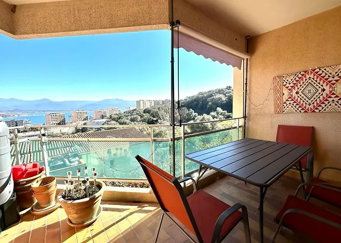 Luminous T2 In The Heights Of Apartment Ajaccio (Corsica)